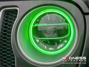 Jeep Gladiator LED Headlight Halo Kit - RGBW  